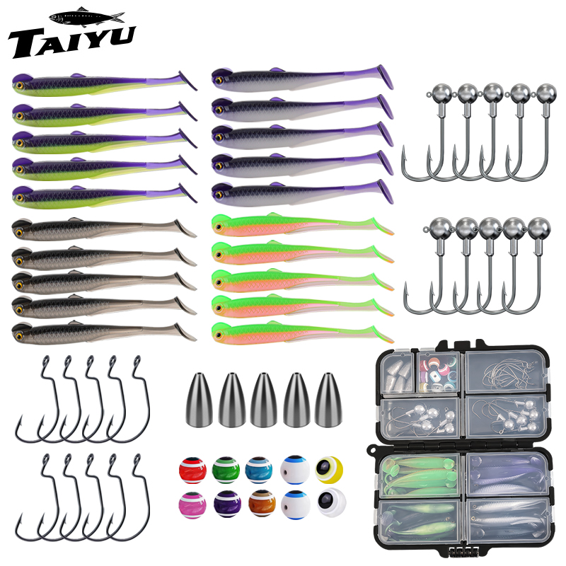 Fishing Boat Trailer - TAIYU 56pcs/Set Fishing Lures Kit For