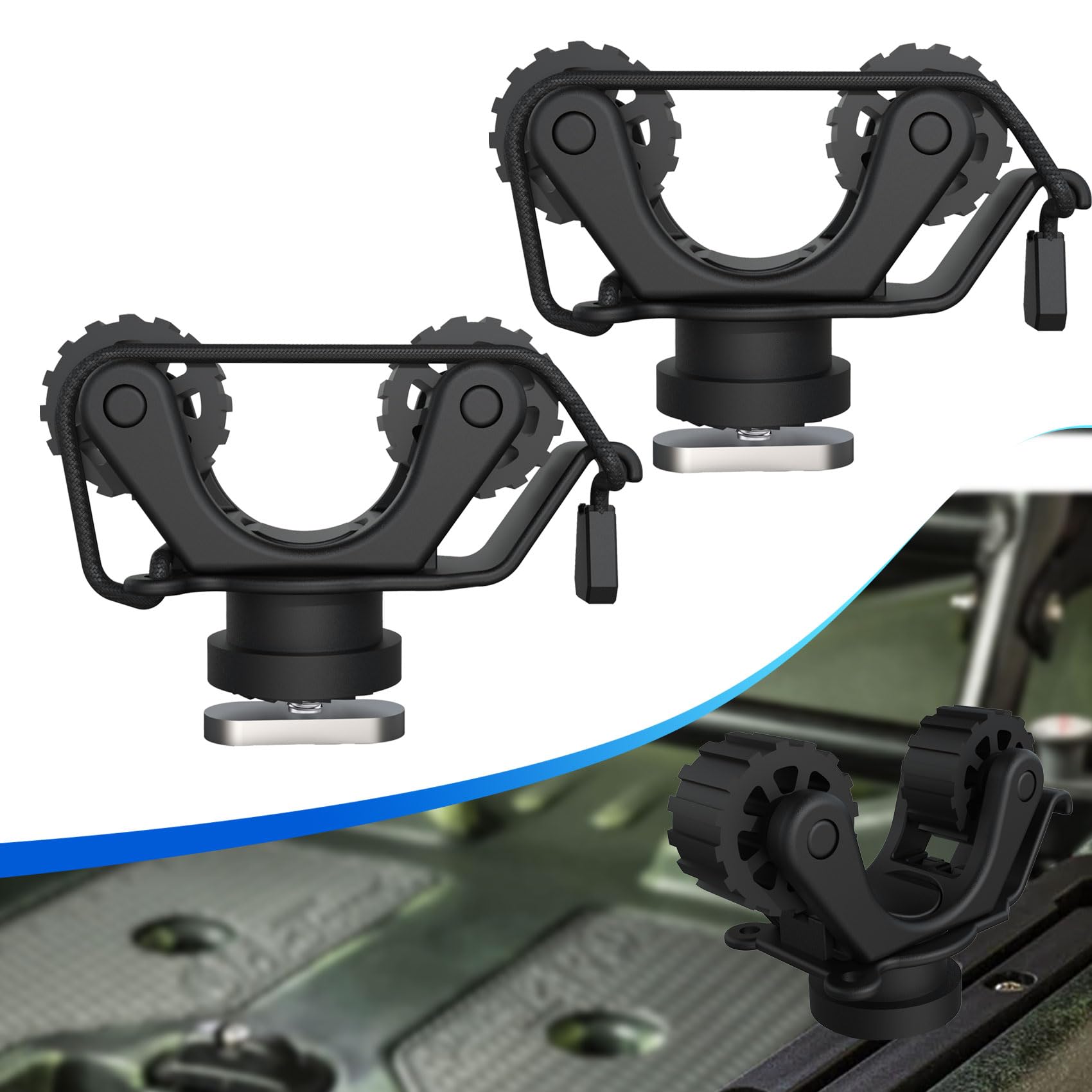 Kayak Rail Paddle Holder Kayak - Fishing Boat Steering Wheel ulasan dan harga