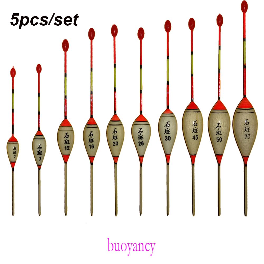 5pcs Fishing Floats Balsa Wood - Fishing Boat Oar ulasan dan harga
