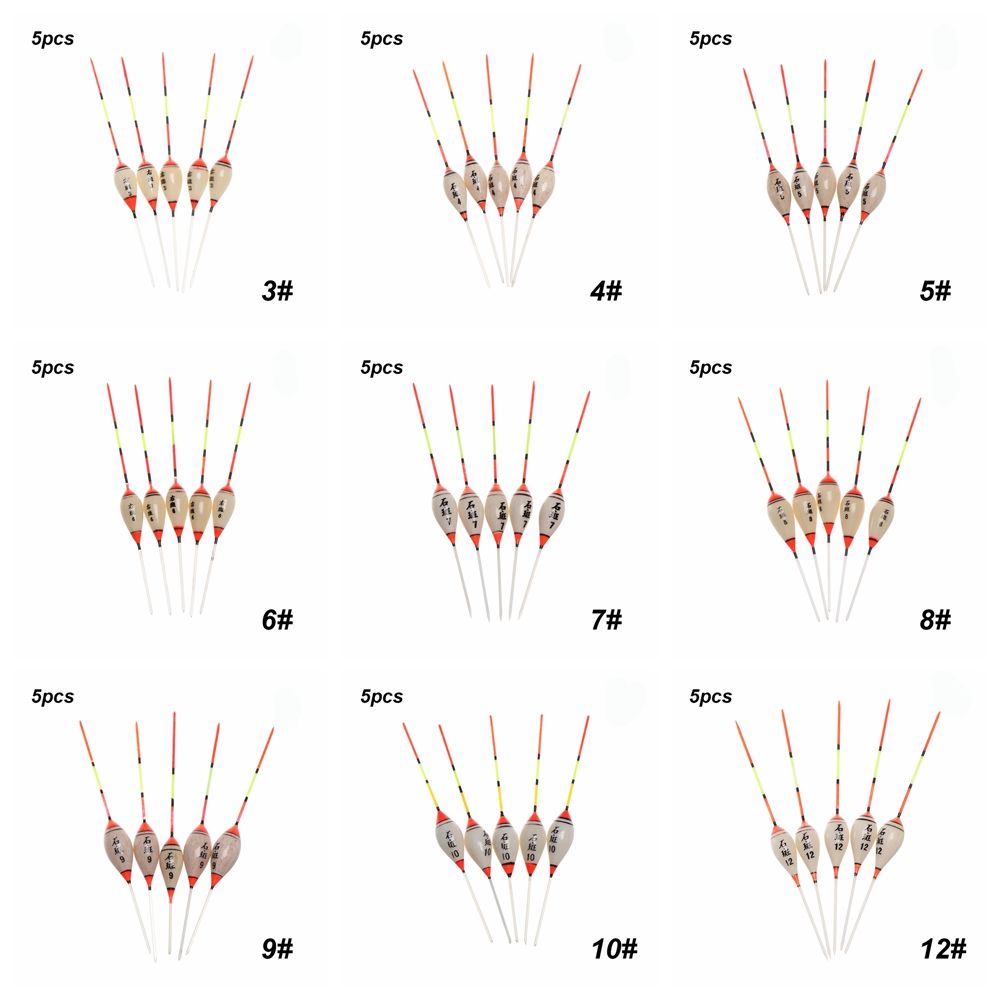 5pcs Fishing Floats Balsa Wood - Fishing Boat Oar ulasan dan harga