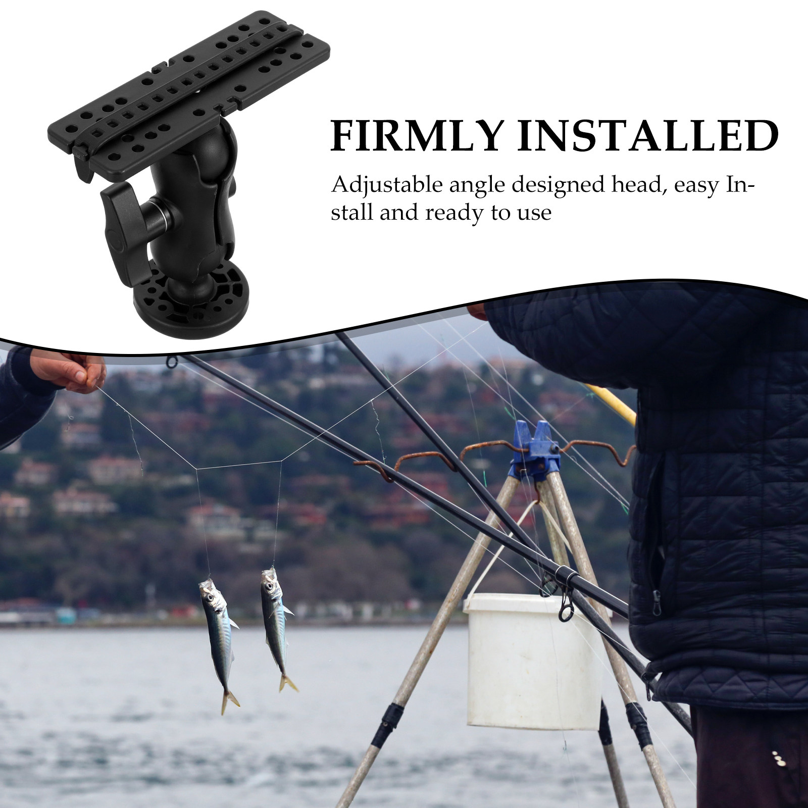 Boat Fish Finder Holder Mount  - Fishing Boat Depth Finder ulasan dan harga